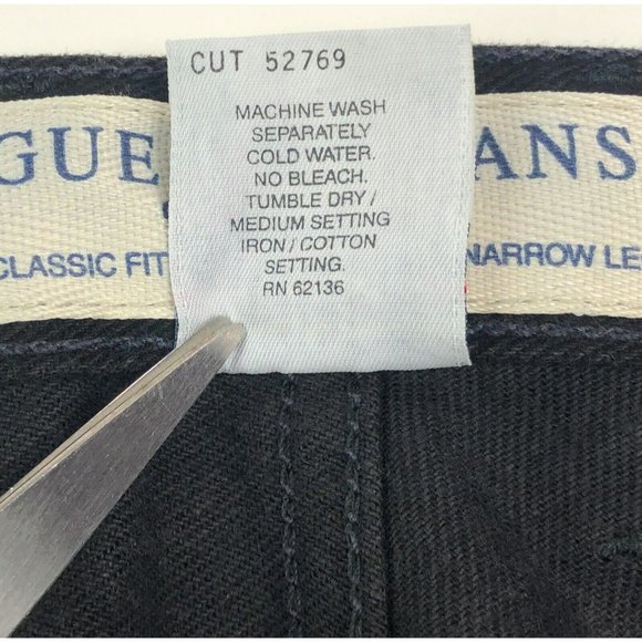 Guess 050 Original Women 28 Short Classic Fit VTG High Waist 90s Black Mom Jeans - Picture 8 of 11